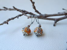 Load image into Gallery viewer, Orange Kashmiri Style Jewelry