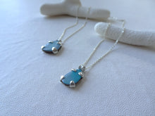 Load image into Gallery viewer, Opal Free Form Necklace, Sterling Silver Opal Jewelry