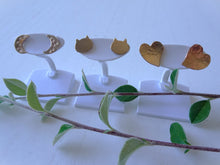 Load image into Gallery viewer, Gold stud earrings variations