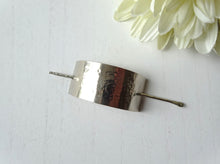 Load image into Gallery viewer, Silver Hammered Texture Hair Cuff