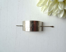 Load image into Gallery viewer, Silver Hammered Texture Hair Cuff