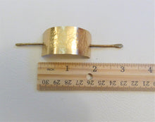 Load image into Gallery viewer, Silver Hammered Texture Hair Cuff