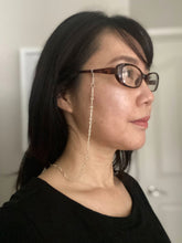 Load image into Gallery viewer, Designed Chain Glasses Lanyard, Silver Glasses Chain
