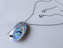 Load image into Gallery viewer, Labradorite Avant-Garde Brooch Pendant, Obidome.
