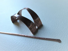 Load image into Gallery viewer, Handforged Copper Hair Slide, Boho-Chic Hair Cuff