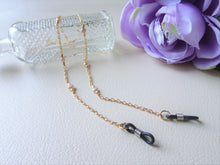 Load image into Gallery viewer, Pink Pearls Sunglasses Chain, Eyewear Jewelry