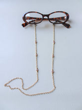 Load image into Gallery viewer, Pink Pearls Sunglasses Chain, Eyewear Jewelry