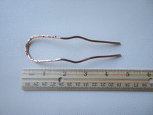 Load image into Gallery viewer, Handforged Copper Hair Pin, Various Sizes