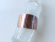 Load image into Gallery viewer, Copper Oval Pony Holder Cuff, Boho-chic Hair Jewelry