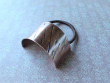 Load image into Gallery viewer, Copper Boho-chic Ponytail Cuff