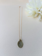 Load image into Gallery viewer, Hand Stamped Tree of Joy Pendant, Gold or Silver