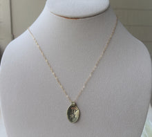 Load image into Gallery viewer, Hand Stamped Tree of Joy Pendant, Gold or Silver