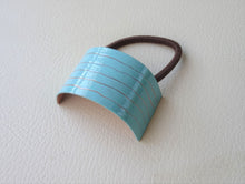 Load image into Gallery viewer, Sky Blue Pony Cuff, Modern Pony Holder