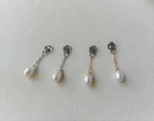 Load image into Gallery viewer, Designed Chain Ear Nut, Pearl Ear Back Stoppers