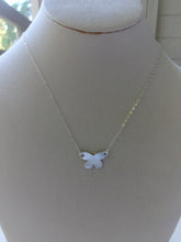 Load image into Gallery viewer, Minimalist Butterfly Necklace, Choose Your Metal.