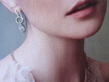 Load image into Gallery viewer, Silver Herkimer Diamond Earrings