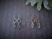 Load image into Gallery viewer, Silver Herkimer Diamond Earrings