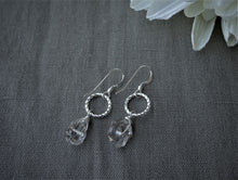 Load image into Gallery viewer, Silver Herkimer Diamond Earrings