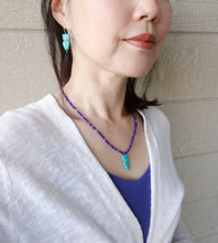 Load image into Gallery viewer, Blue Owl Beaded Necklace