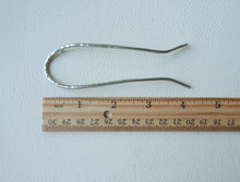 Load image into Gallery viewer, Brooch Converter, Brooch to Hair Pin, Silver Hammered Texture Pin