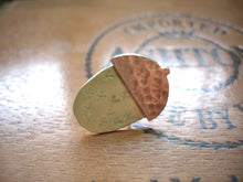Load image into Gallery viewer, Acorn Pin Brooch, Woodland Fall Accessory, Hat, Shawl Pin.