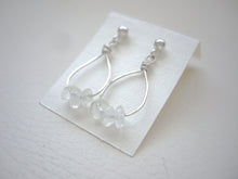 Load image into Gallery viewer, Small Hoop Earrings, Choose Your Stone.