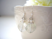 Load image into Gallery viewer, Transparent Gems Short Dangle Earrings.