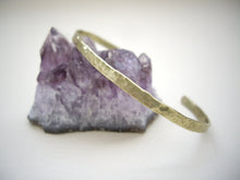 Load image into Gallery viewer, Narrow Brass Cuff, Stackable Cuff Bracelet.