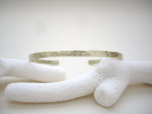 Load image into Gallery viewer, Narrow Brass Cuff, Stackable Cuff Bracelet.