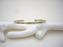 Load image into Gallery viewer, Narrow Brass Cuff, Stackable Cuff Bracelet.