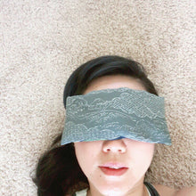 Load image into Gallery viewer, Fuji Mt. and Clouds Kimono Fabric Eye Pillow