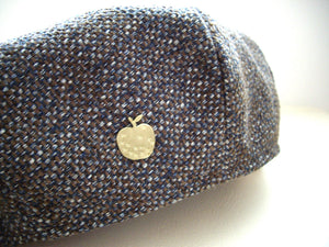 Apple Pin Brooch, For Shawl, Scarf, Hat, Teacher's Gift.