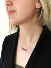 Load image into Gallery viewer, Small Hoop Earrings, Choose Your Stone.