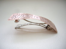 Load image into Gallery viewer, Copper Bow Barrette, Rustic Hair Jewelry.