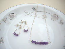 Load image into Gallery viewer, Small Hoop Earrings, Choose Your Stone.