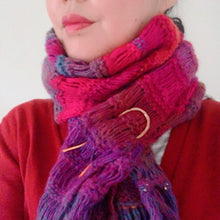 Load image into Gallery viewer, Copper Hair Fork, Metal Hair Pin, Forged Shawl Pin.