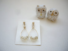 Load image into Gallery viewer, Small Hoop Earrings, Choose Your Stone.