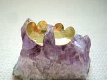 Load image into Gallery viewer, Heart Earrings, Gold or Silver, Minimalist Jewelry For Her.