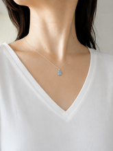 Load image into Gallery viewer, Opal Freeform Necklace, Sterling Silver Opal Jewelry