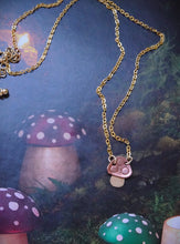 Load image into Gallery viewer, Mushroom Necklace, Woodland Jewelry Gift