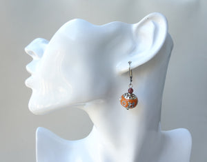Orange Kashmiri Style Jewelry