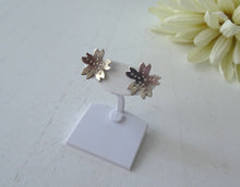 Load image into Gallery viewer, Cherry Blossom Stud Earrings, Sakura Jewelry Gift