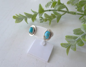 Silver Turquoise Earrings