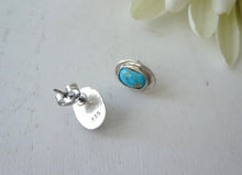Load image into Gallery viewer, Silver Turquoise earrings