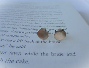 Gold Cat stud earrings