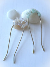 Load image into Gallery viewer, gemstone wrapped hair pins