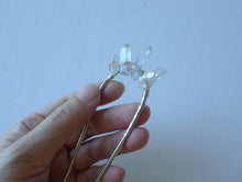 Load image into Gallery viewer, holding crystal hair pins