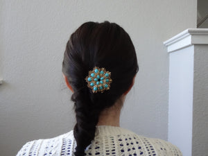 braids hair with brooch converter 