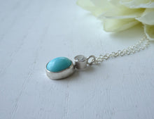 Load image into Gallery viewer, Turquoise and CZ Harmony Necklace