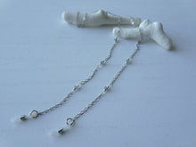 Load image into Gallery viewer, Fancy Silver Eye Glasses Chain With Gemstones, Mask Lanyard